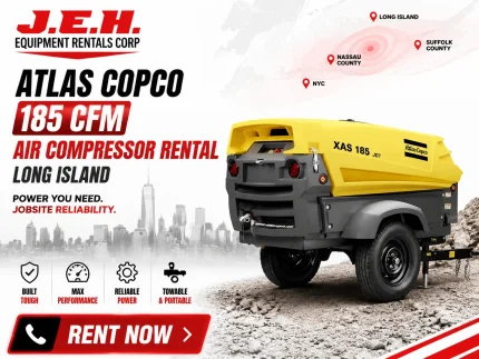 185 CFM air compressor rental Long Island
