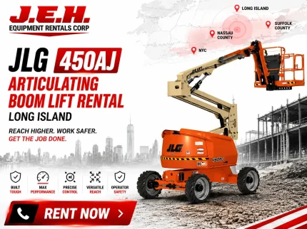 JLG 450AJ Articulating Boom Lift Rental Long Island