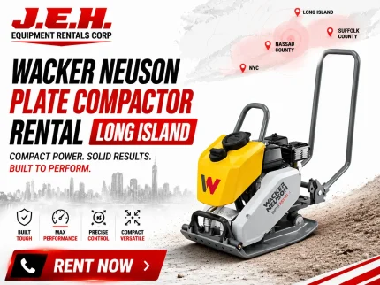 plate compactor rental Long Island