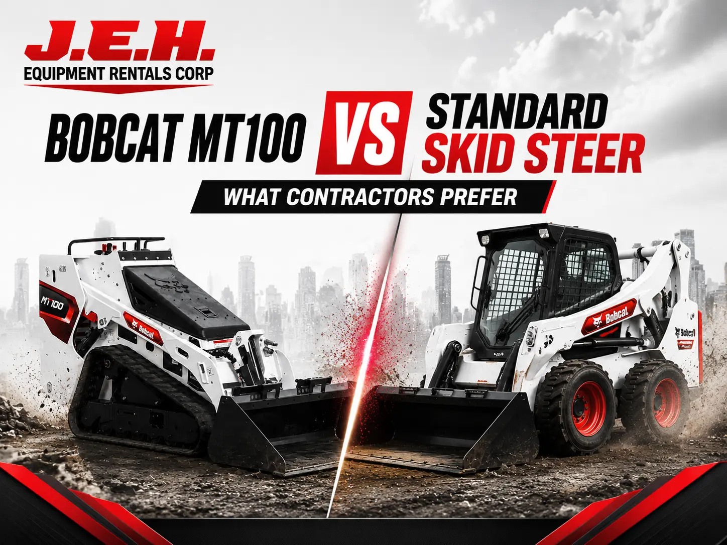 MT100 vs skid steer