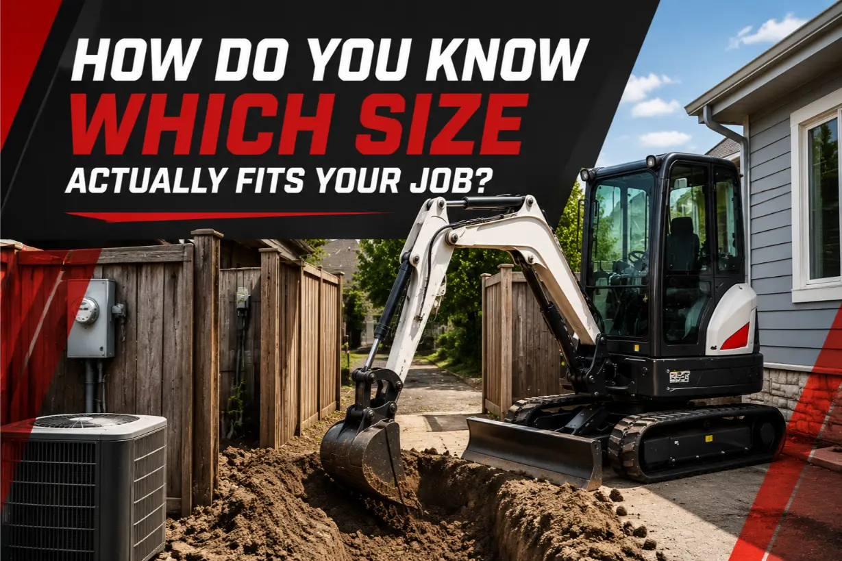 Best Excavator Size for Tight Access NYC Lots