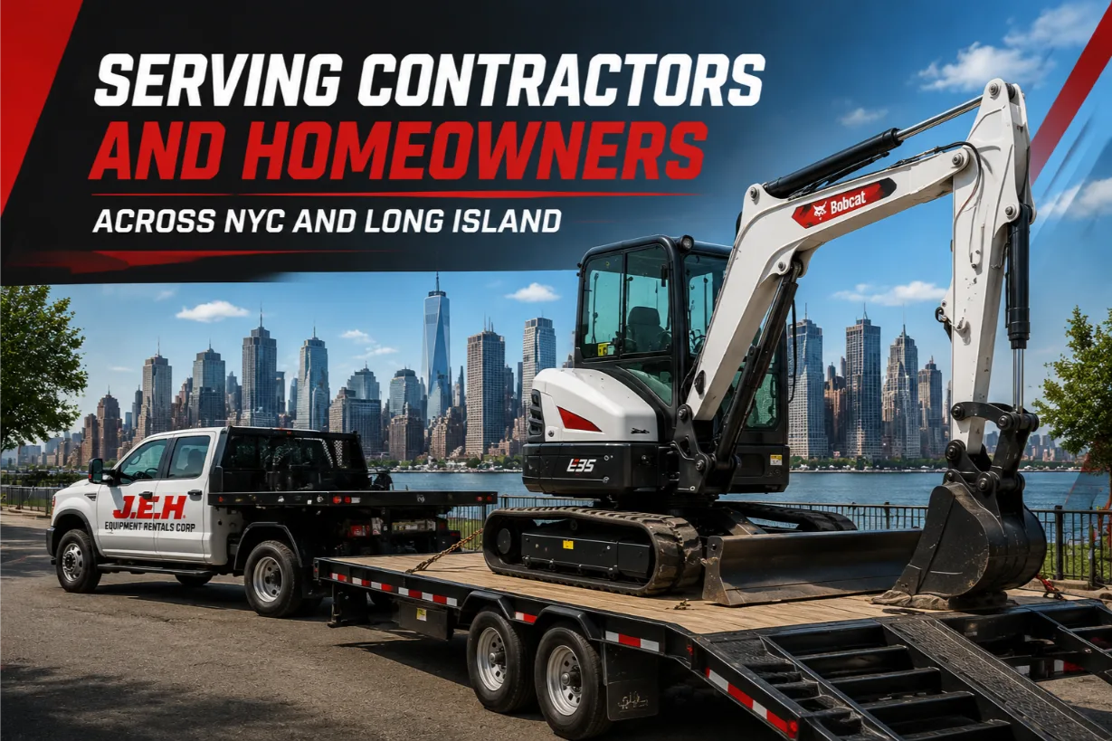 Best Excavator rental company Long Island