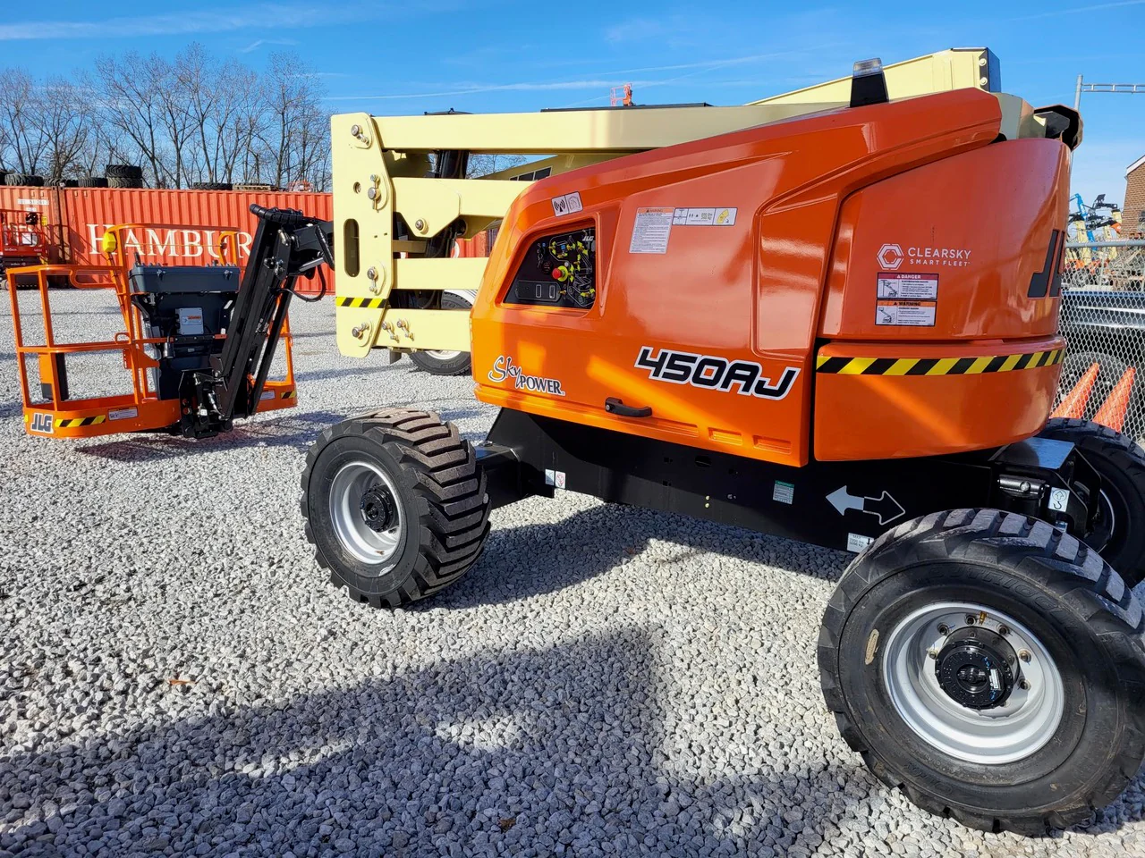 Heavy equipment rental delivery to a Staten Island, NY jobsite