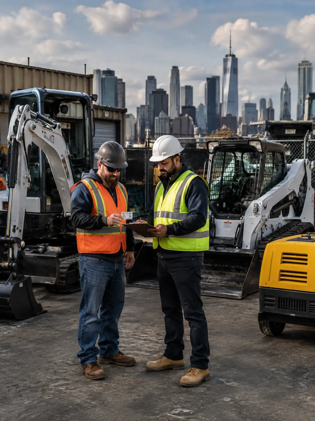 Equipment rental requirements New York