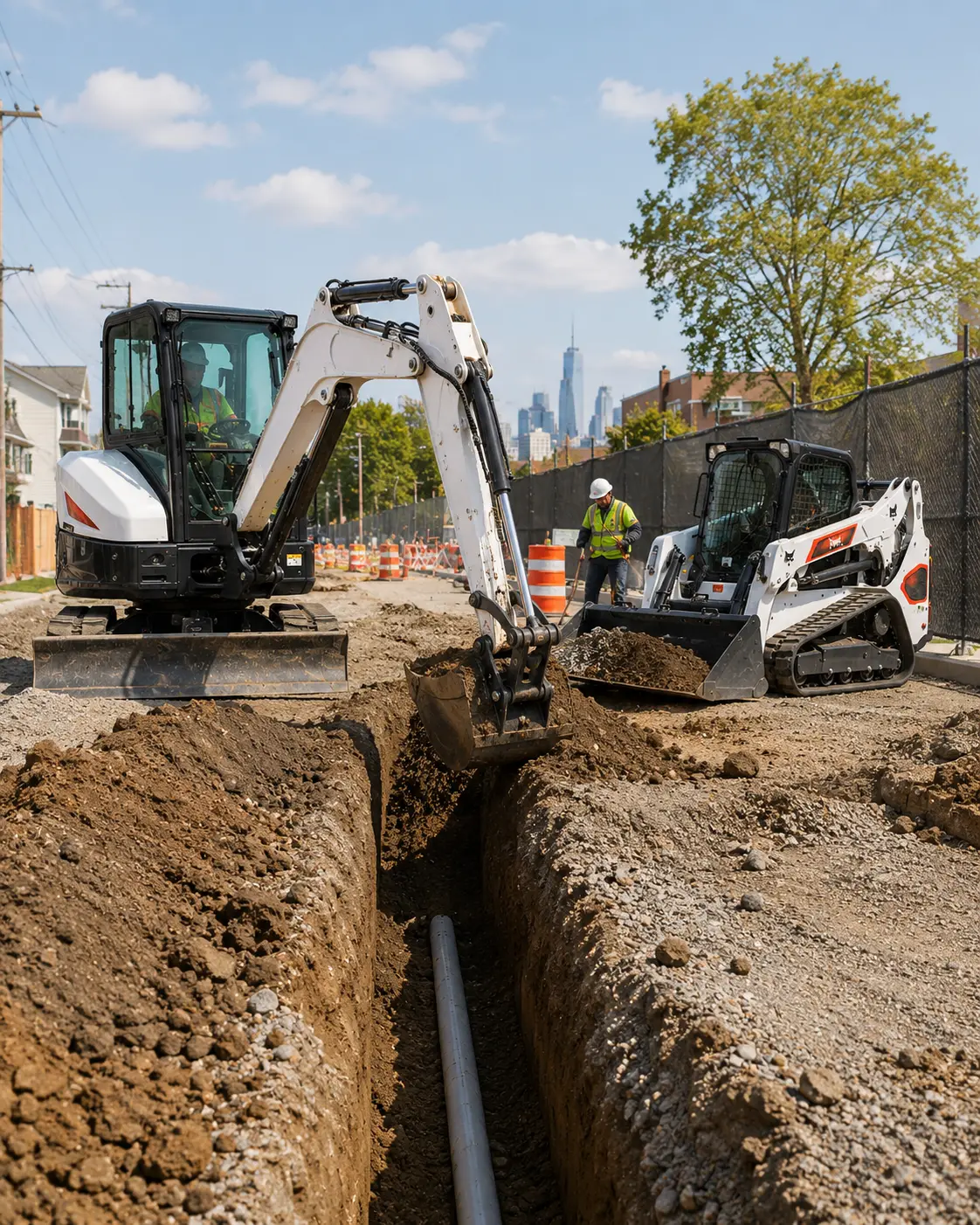 Trenching equipment rental Long Island