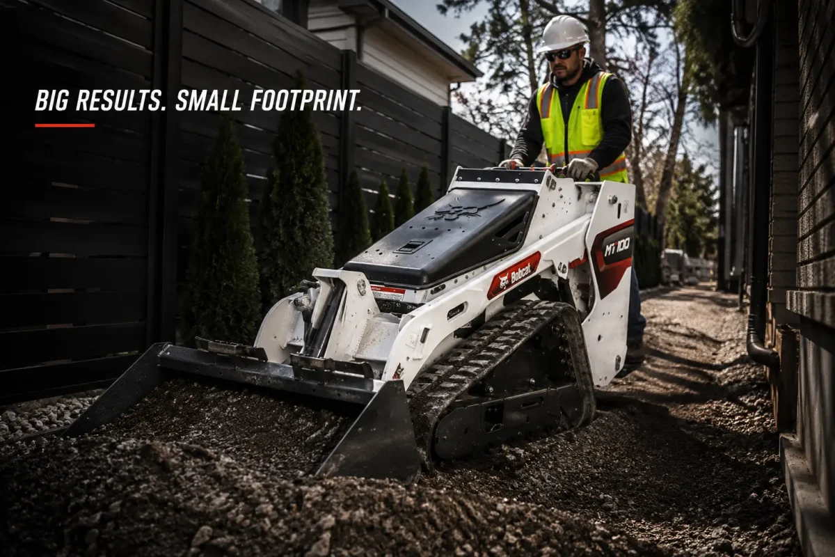 Bobcat MT100 for grading
