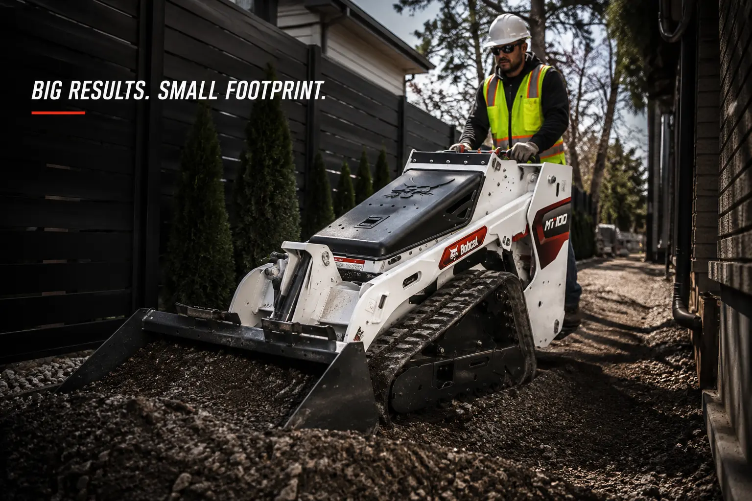 Bobcat MT100 for grading