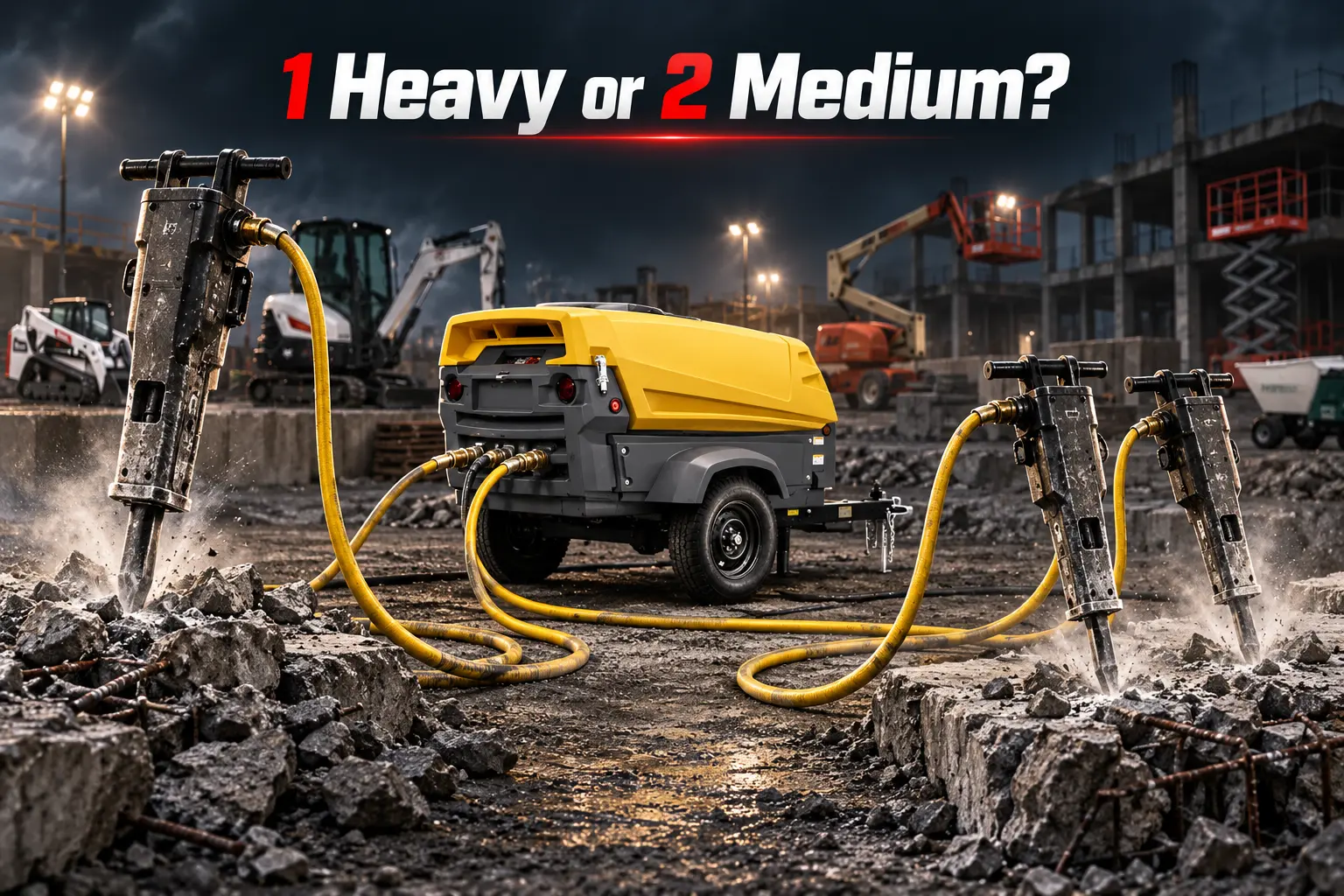 Running One Heavy Breaker Versus Two Medium Breakers