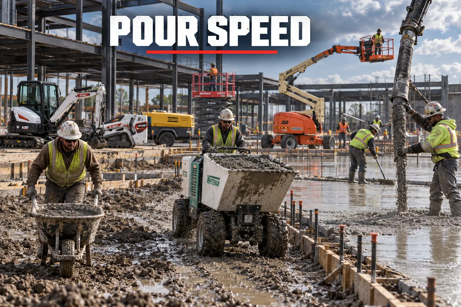 Which Equipment Moves Concrete Fastest