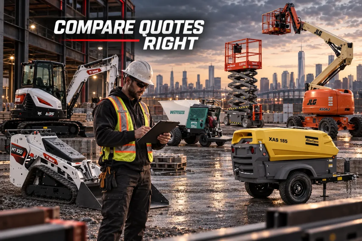 compare equipment rental quotes