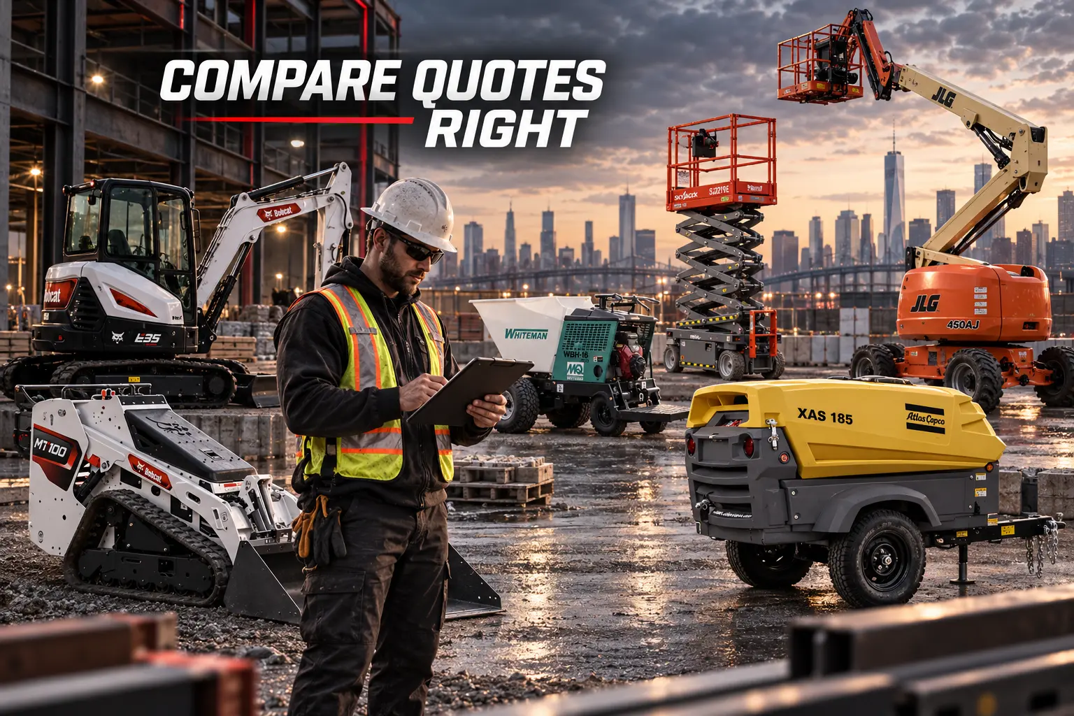 compare equipment rental quotes