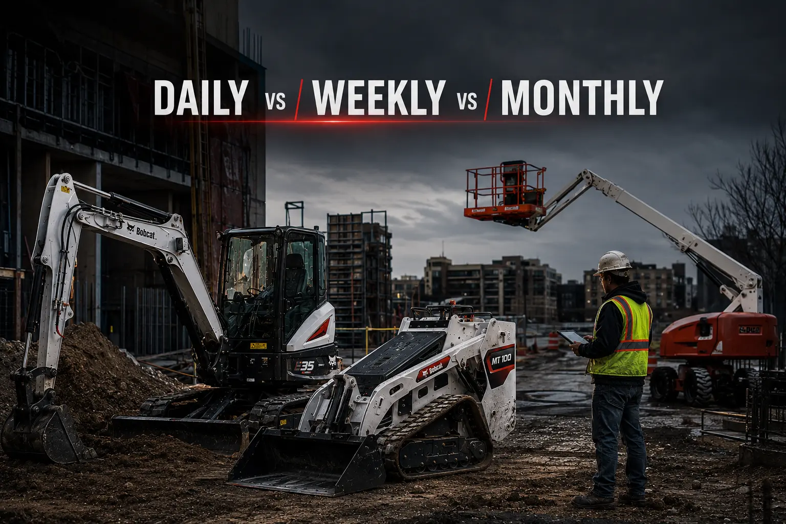 daily vs weekly equipment rental