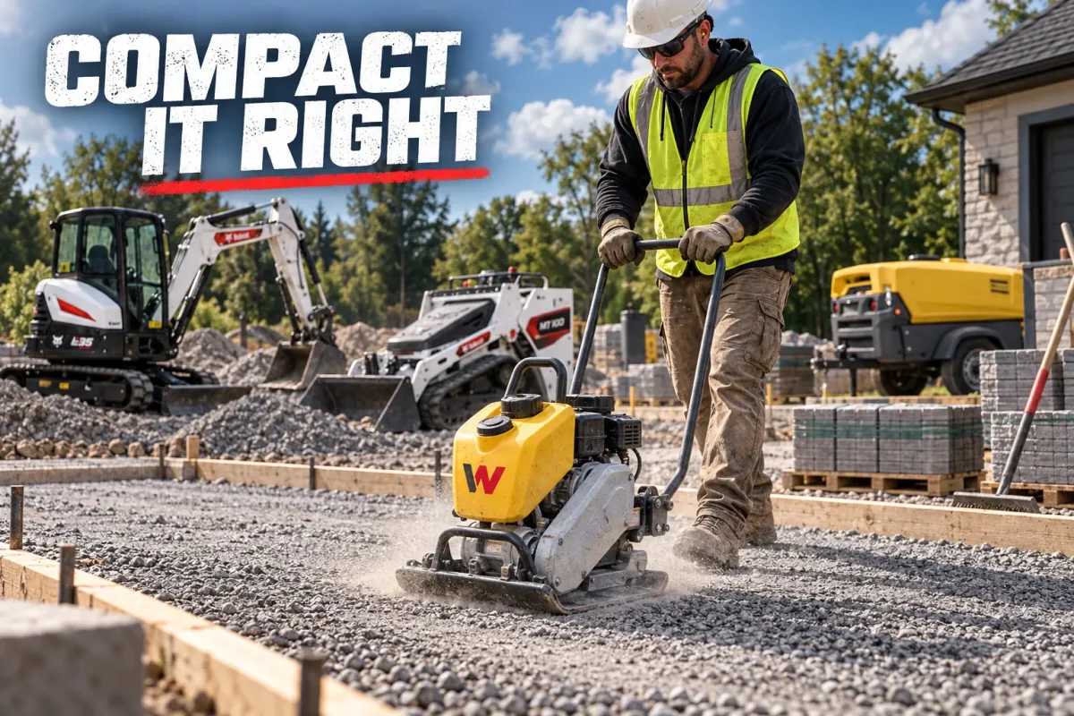 how many passes with a plate compactor