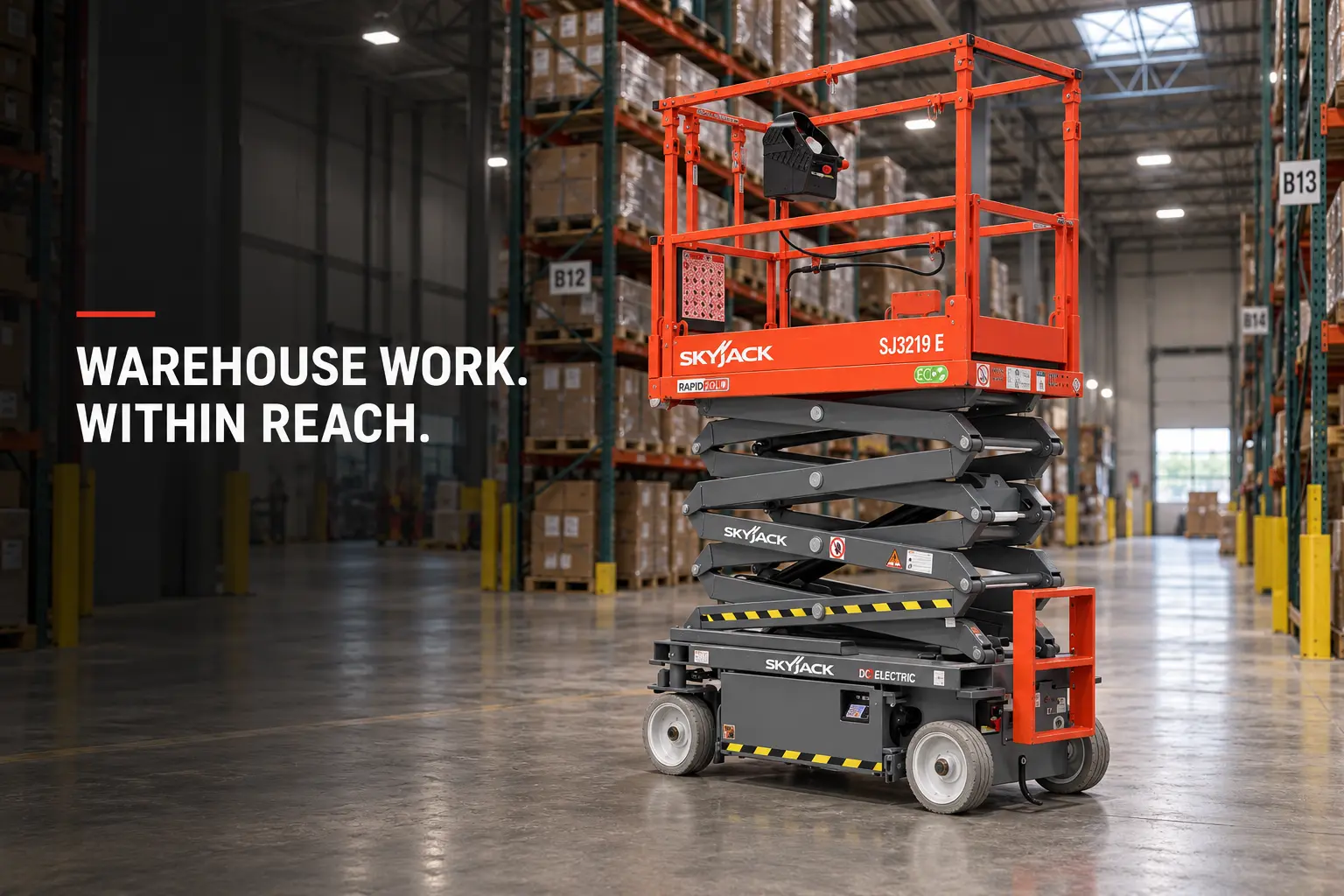 warehouse scissor lift rental